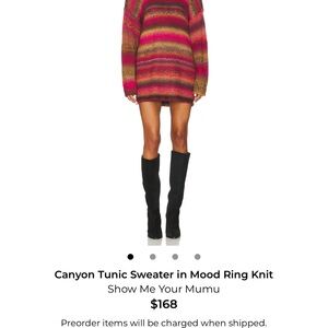 Show Me Your MuMu Multicolor Knit Sweater
